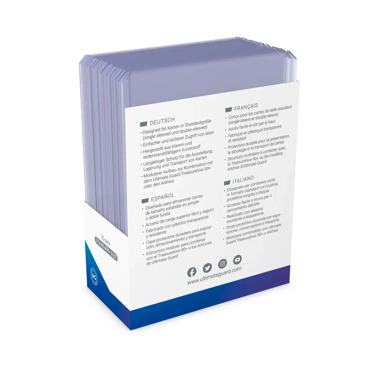 Card Covers Toploading (25) - 35 pt | Ultimate Guard - Image 3