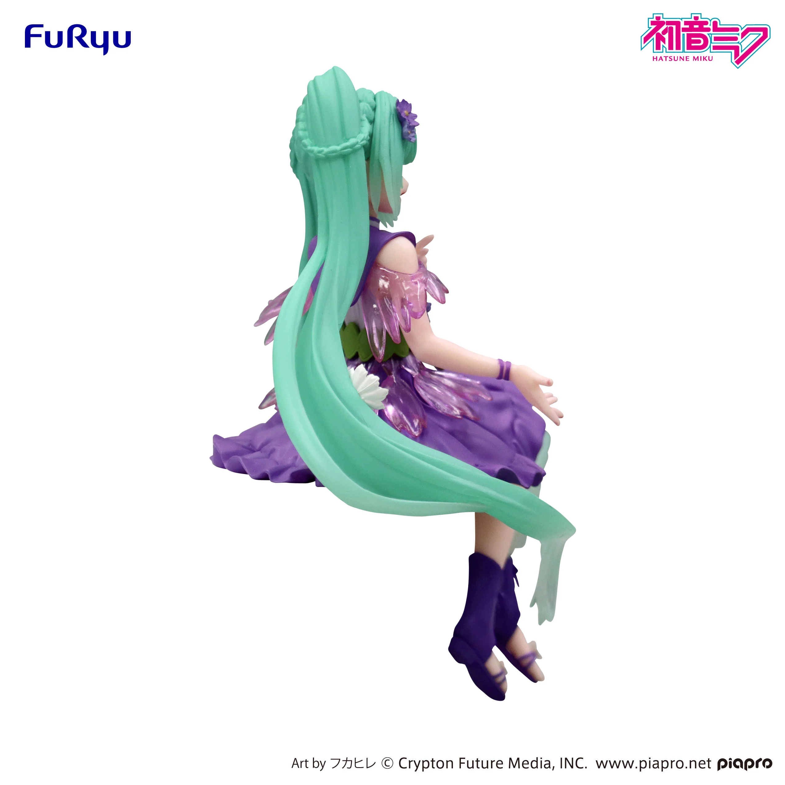 Hatsune Miku Flower Fairy Cosmos Purple Color Ver. | Noodle Stopper Figure - Image 4