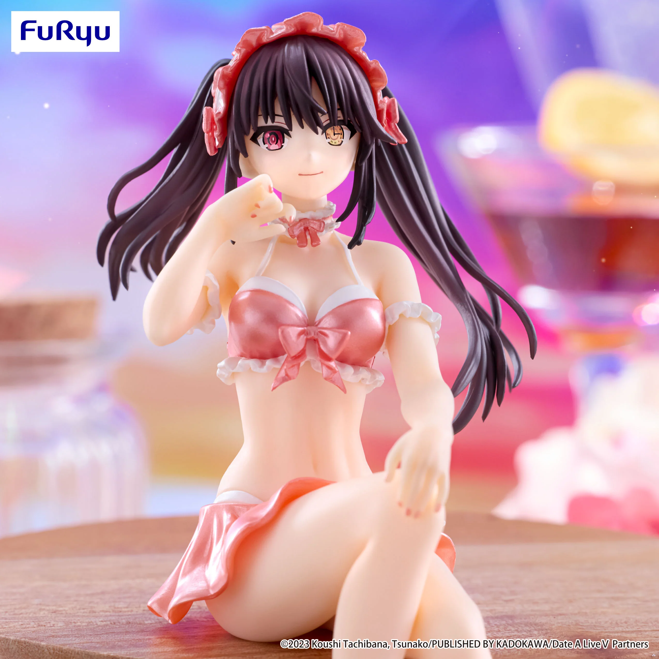 Kurumi Tokisaki: Swimsuit Pastel Red Color | Noodle Stopper Figure - Image 3