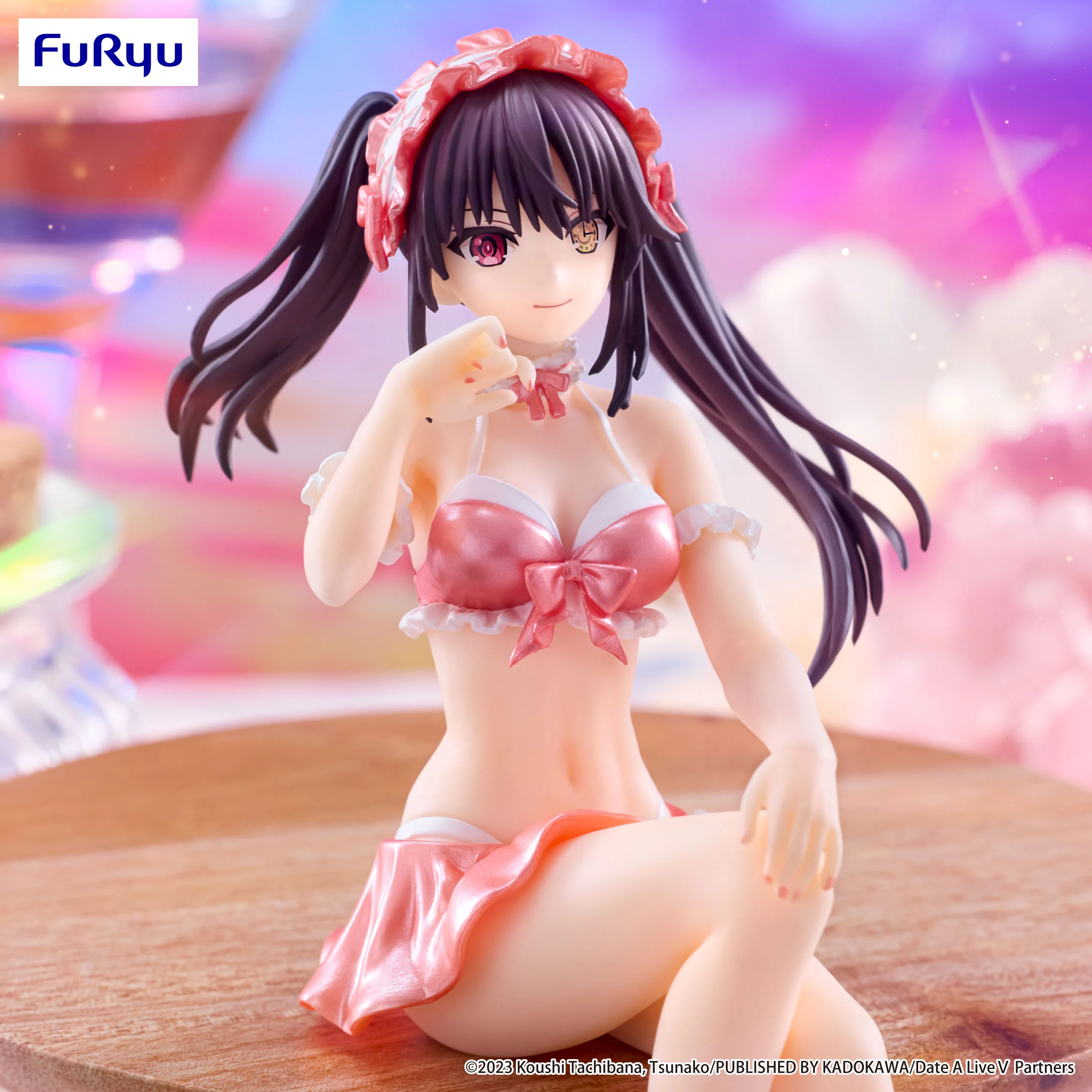 Kurumi Tokisaki: Swimsuit Pastel Red Color | Noodle Stopper Figure - Image 4