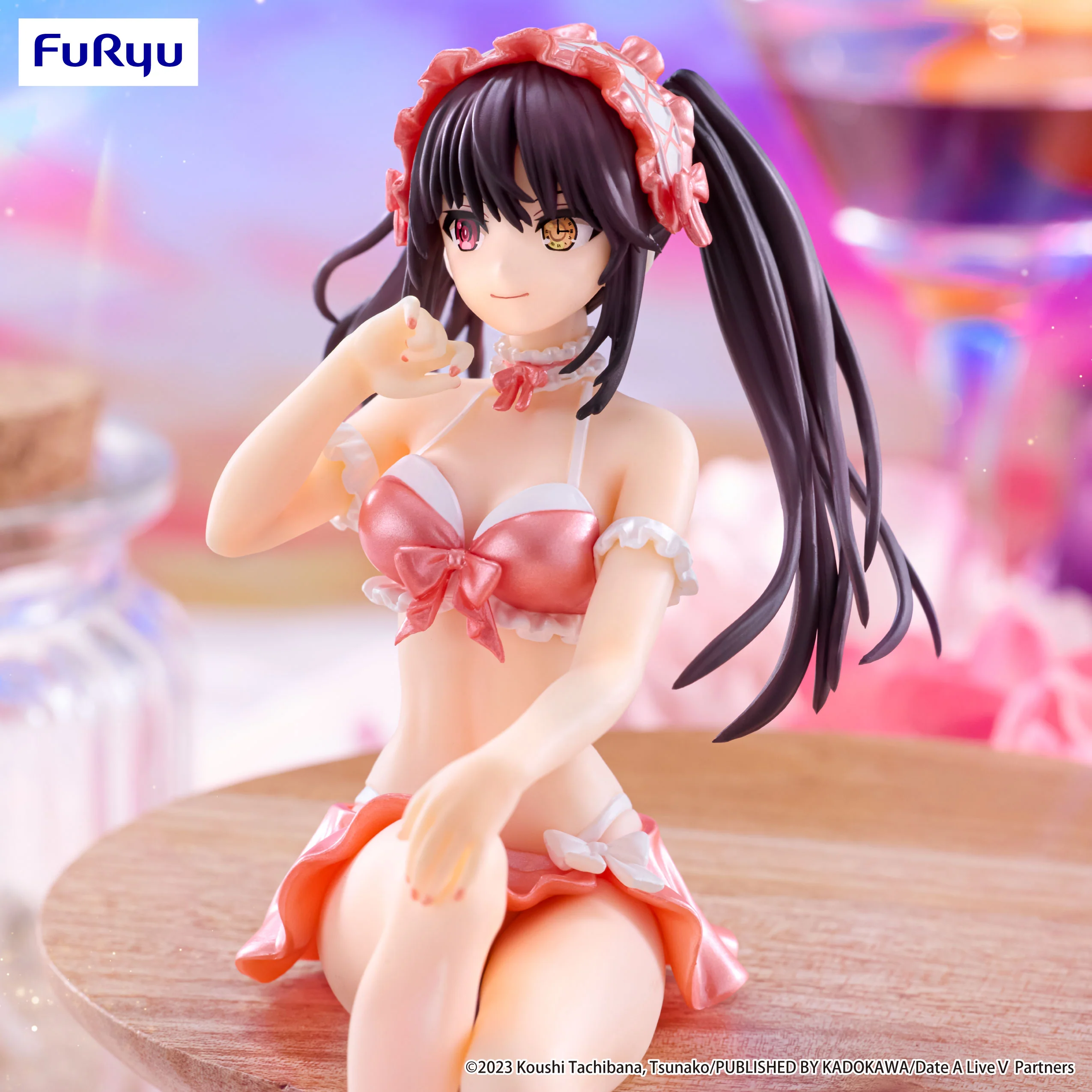 Kurumi Tokisaki: Swimsuit Pastel Red Color | Noodle Stopper Figure - Image 5
